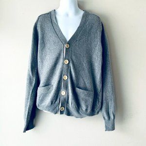 CREWCUTS grey cardigan size 8